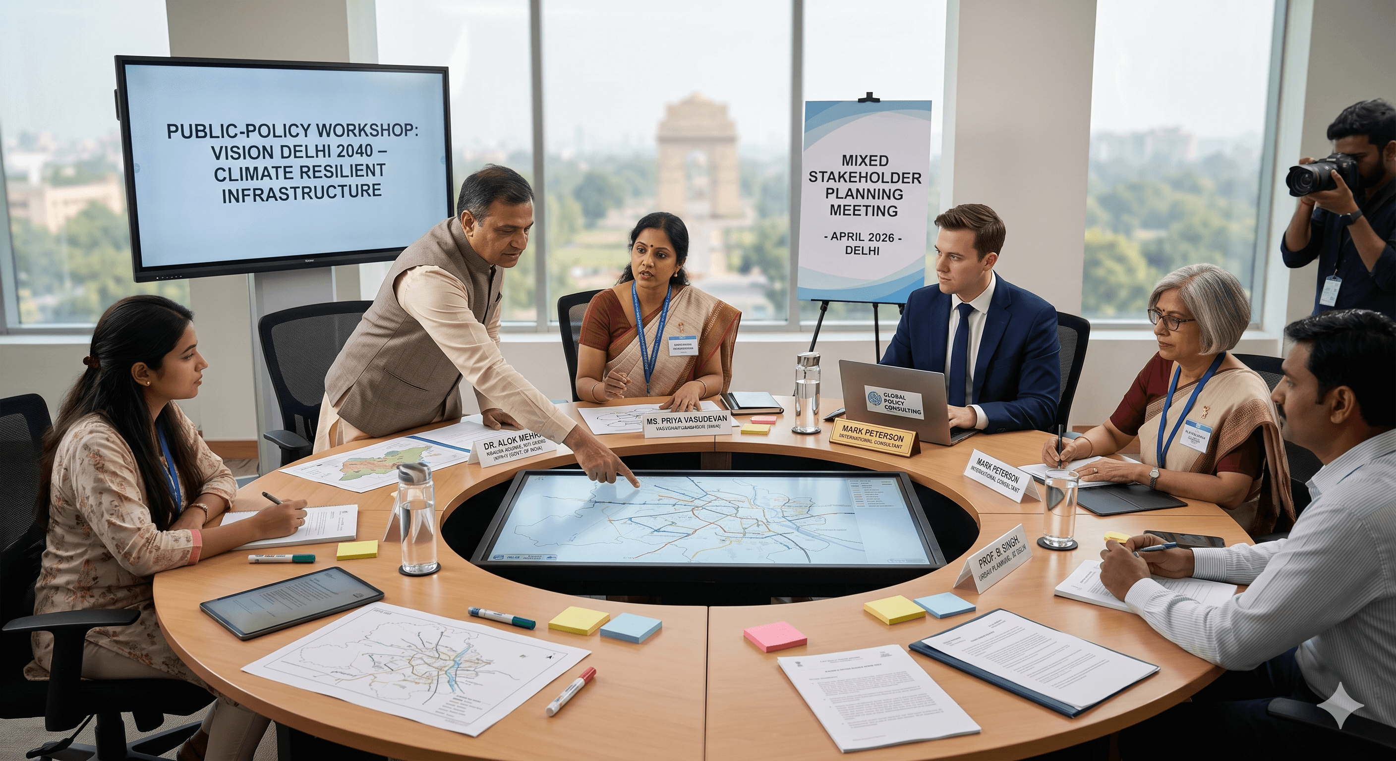 Government Project Advisory service offering illustration